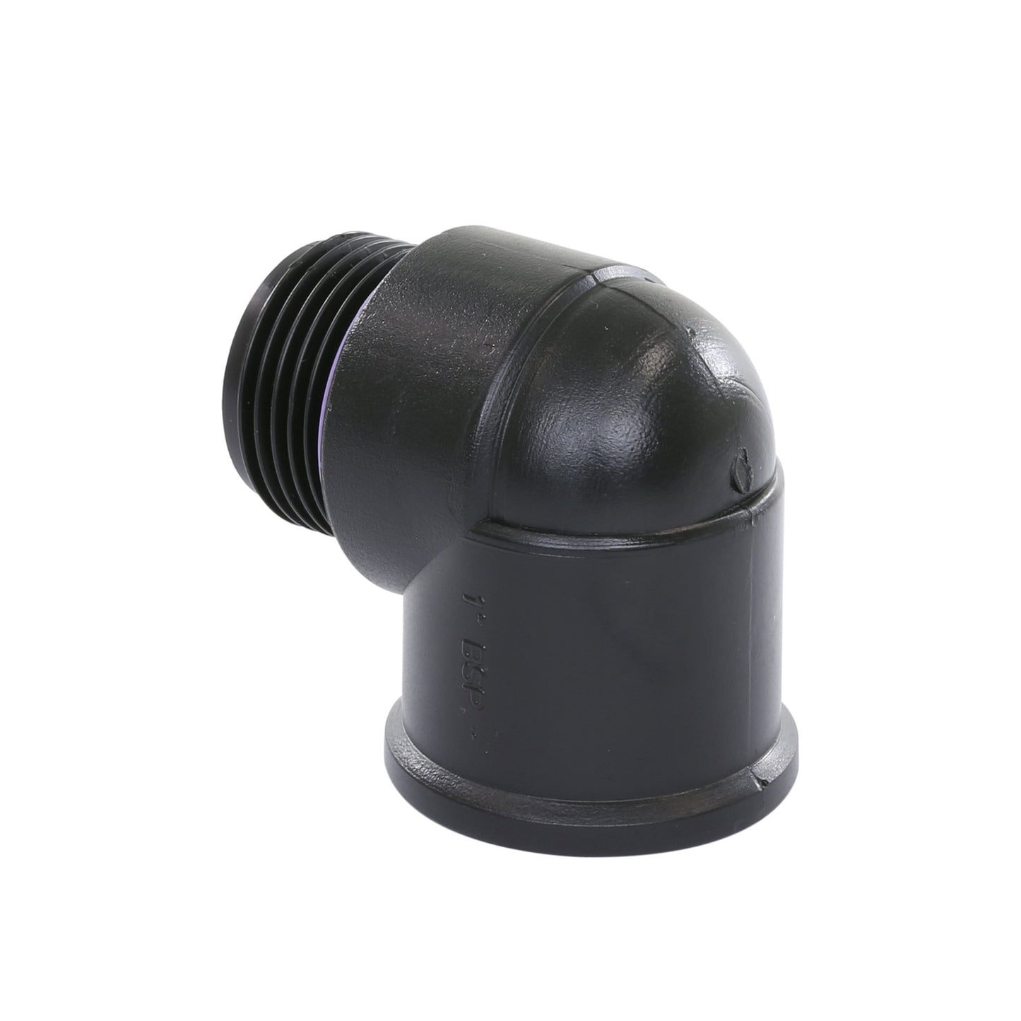 Codo autosellante 90°, PP, rosca hembra x rosca exterior, 6 bar, ½"