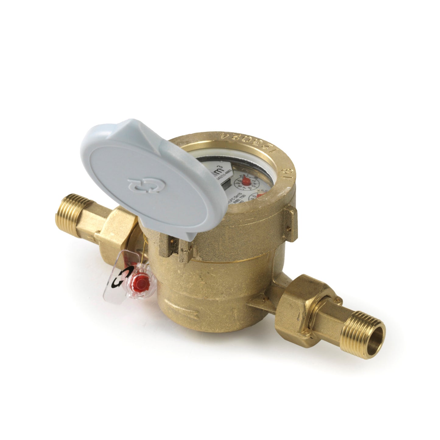 Contador de agua, tipo ALFA-SJ-LFC, ½" L110, incluye acoplamientos