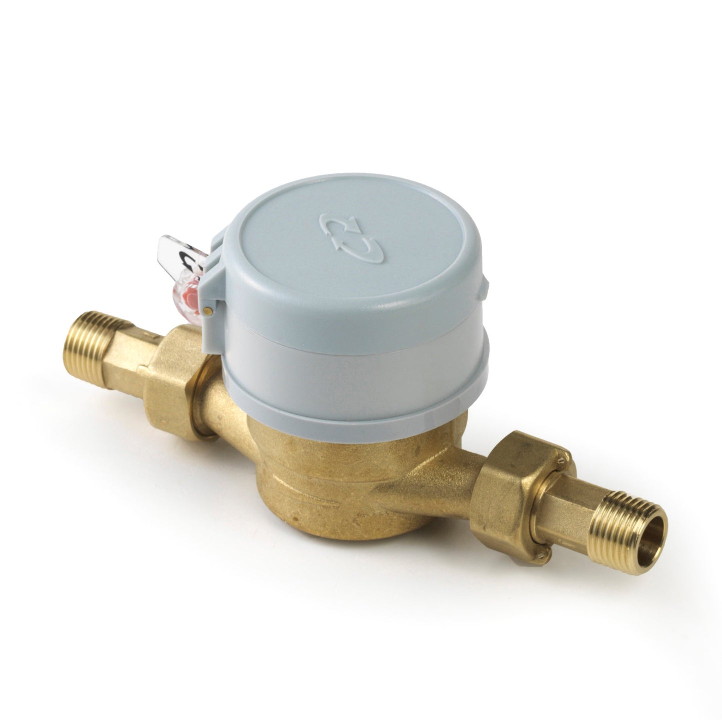 Contador de agua, tipo ALFA-SJ-SDC, ½" L110, incluye acoplamientos