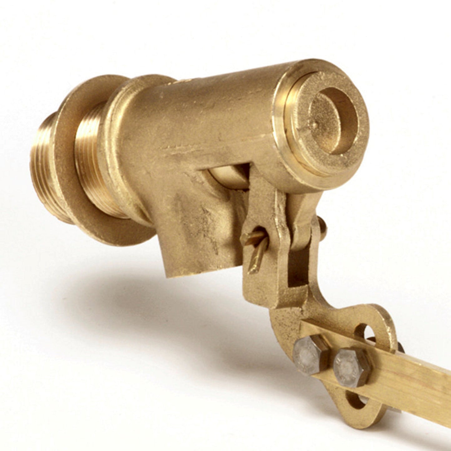 PVA brass float, type 8, male thread 1"