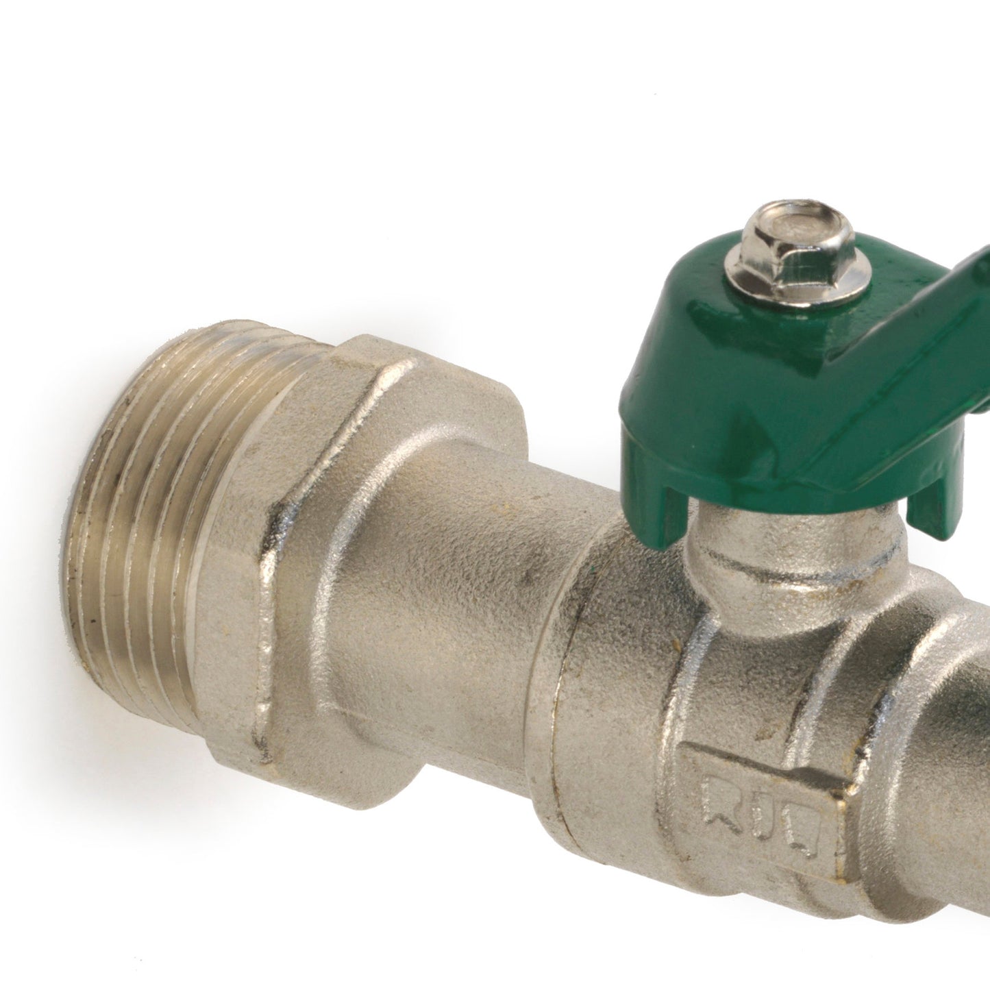 RIV tap ball valve, chrome-plated brass, type 5600, with hose barb, ½"