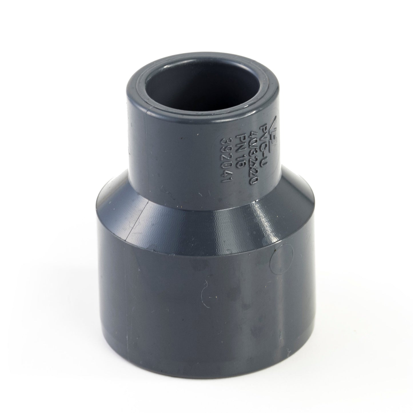 VDL reducer, PVC, external/internal x internal glue, 63/50 x 50 mm, 16 bar