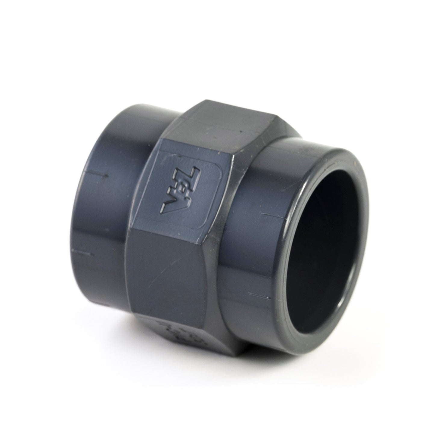 VDL screw piece, PVC, internal glue x female thread, 16 bar, type A, 32 mm x ¾"