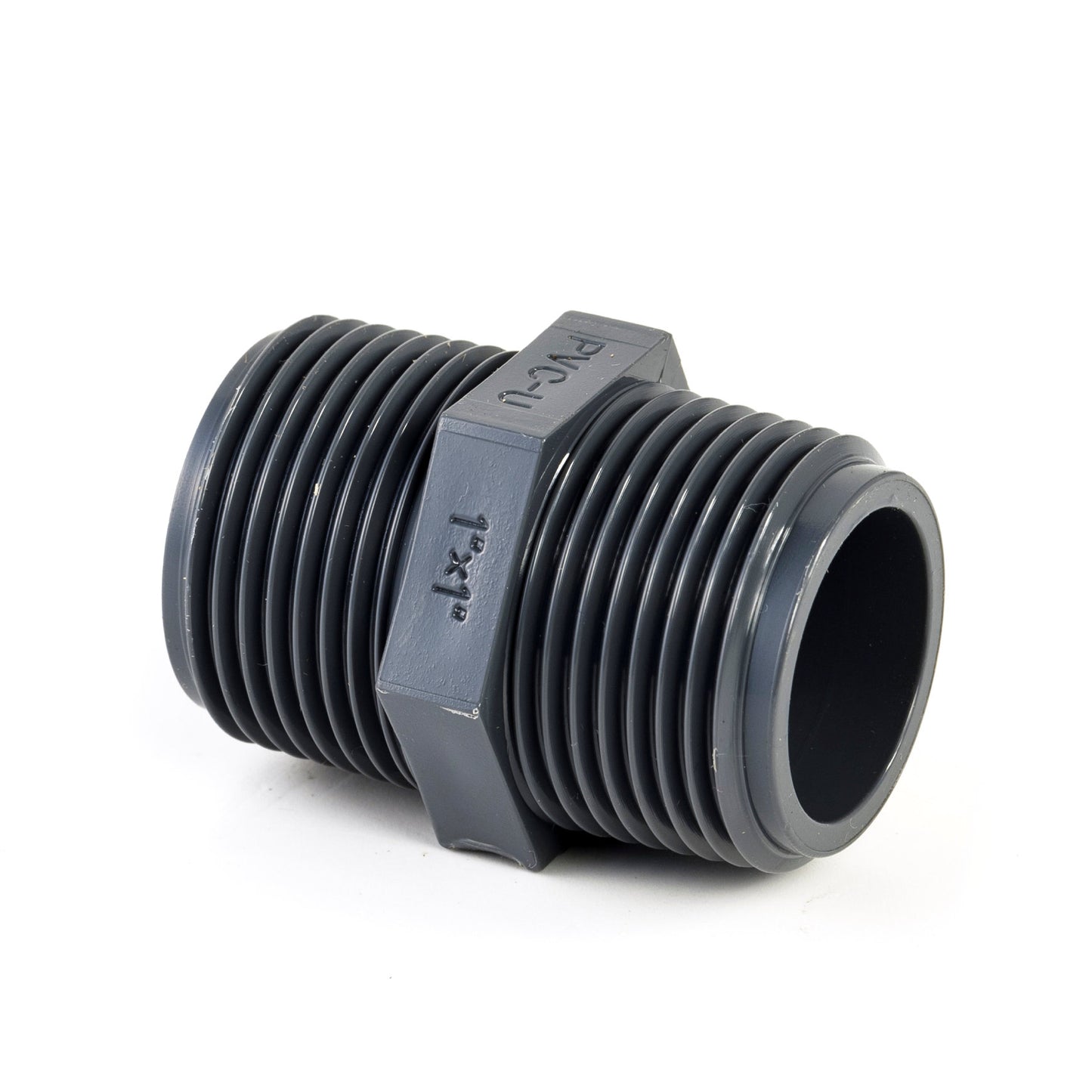 Boquilla doble VDL, PVC, 2x rosca macho, 16 bar, 3/8"
