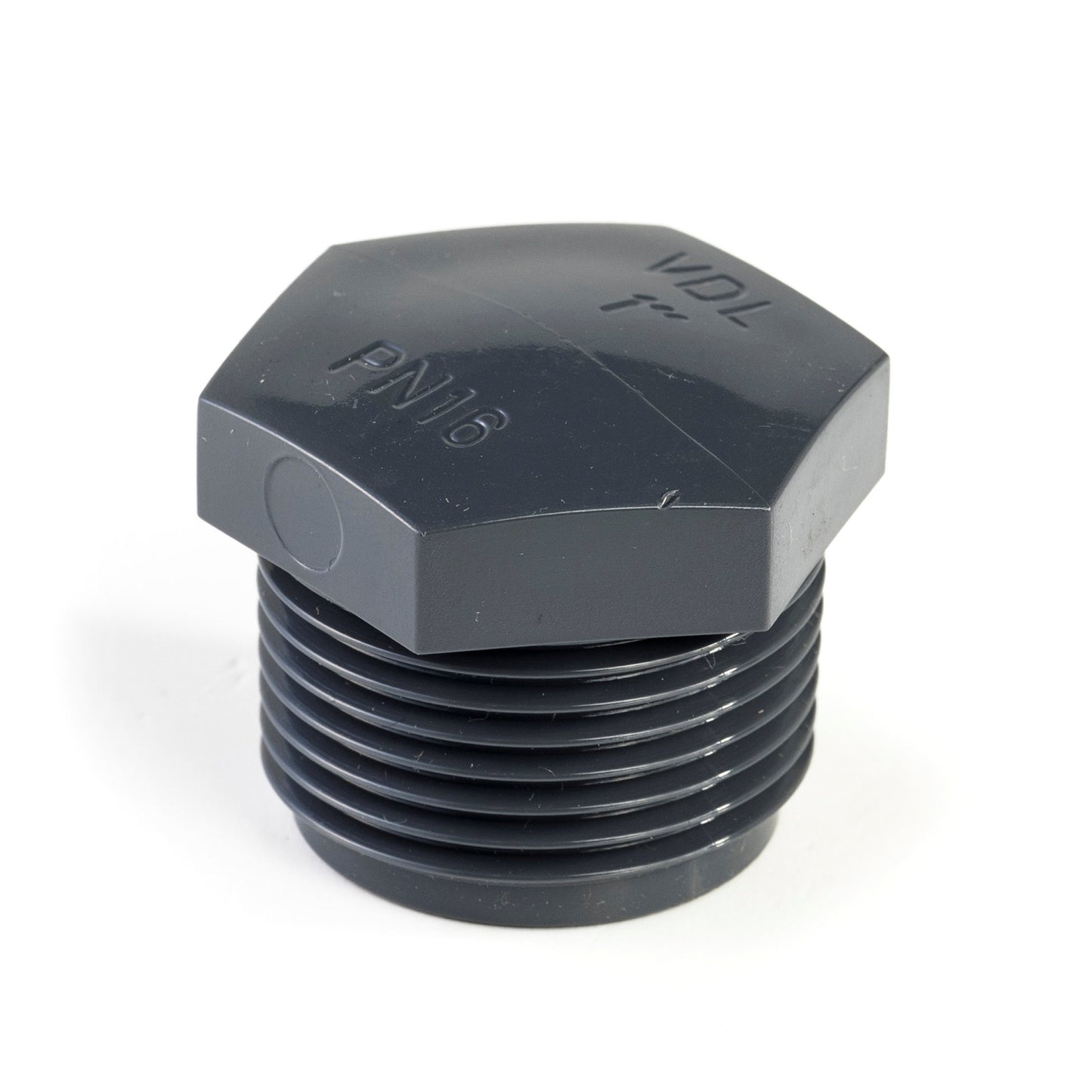 Tapón roscado VDL, PVC, 1x rosca macho, 16 bar, ½"