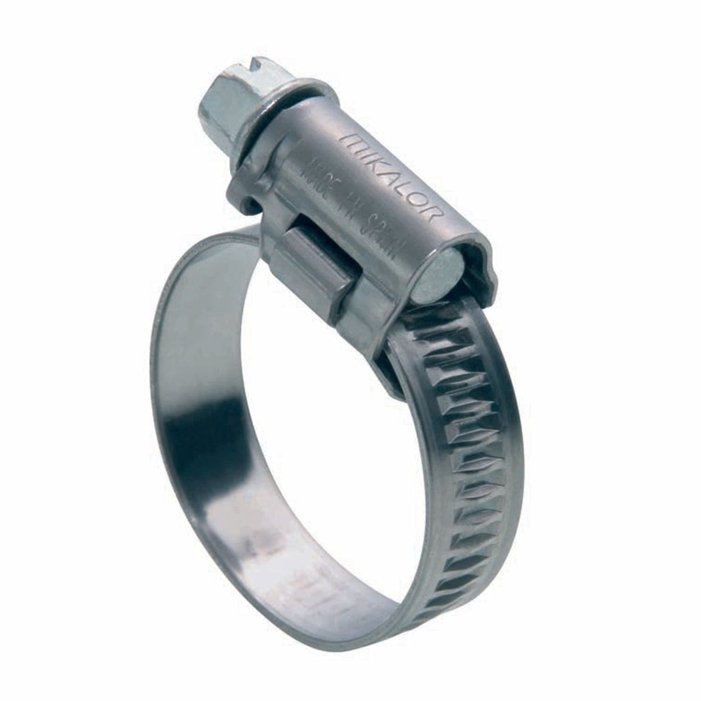 Mikalor worm screw hose clamp, galvanized, 50 - 70 mm