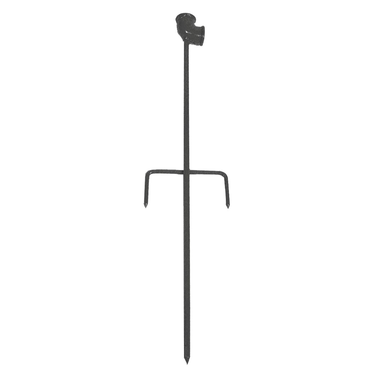 Pasador de enchufe para soporte de rociador Talen Tools con soporte en cruz, simple, ¾", acero con recubrimiento en polvo