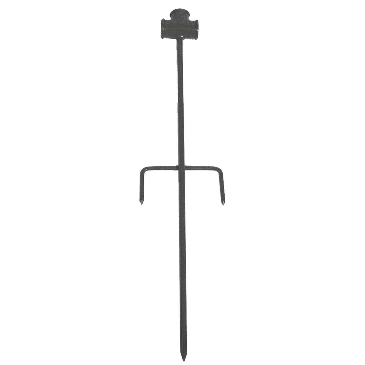 Pasador de enchufe para soporte de rociador Talen Tools con soporte en cruz, doble, ¾", acero con recubrimiento en polvo