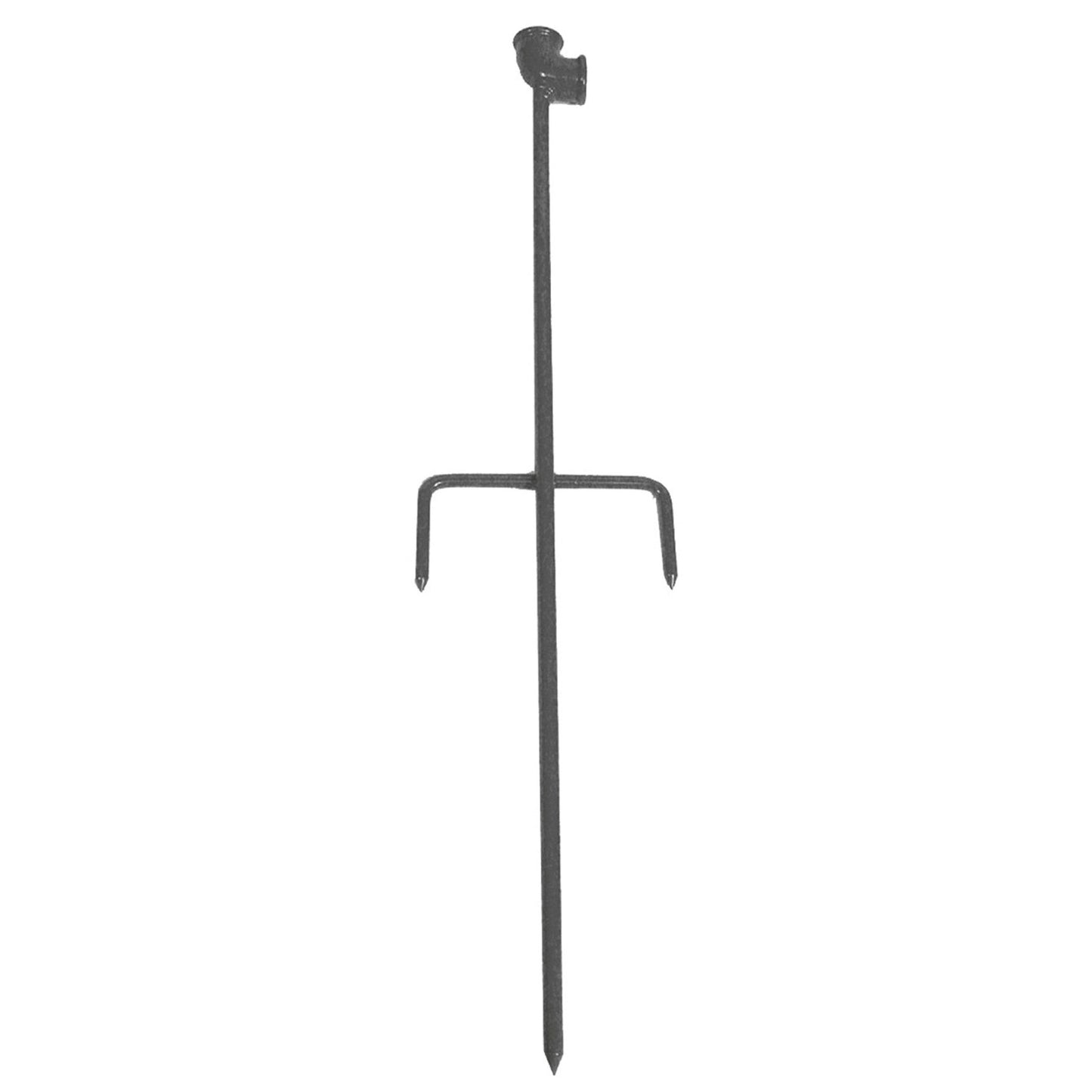 Pasador de enchufe para soporte de rociador Talen Tools con soporte en cruz, simple, ½", acero con recubrimiento en polvo