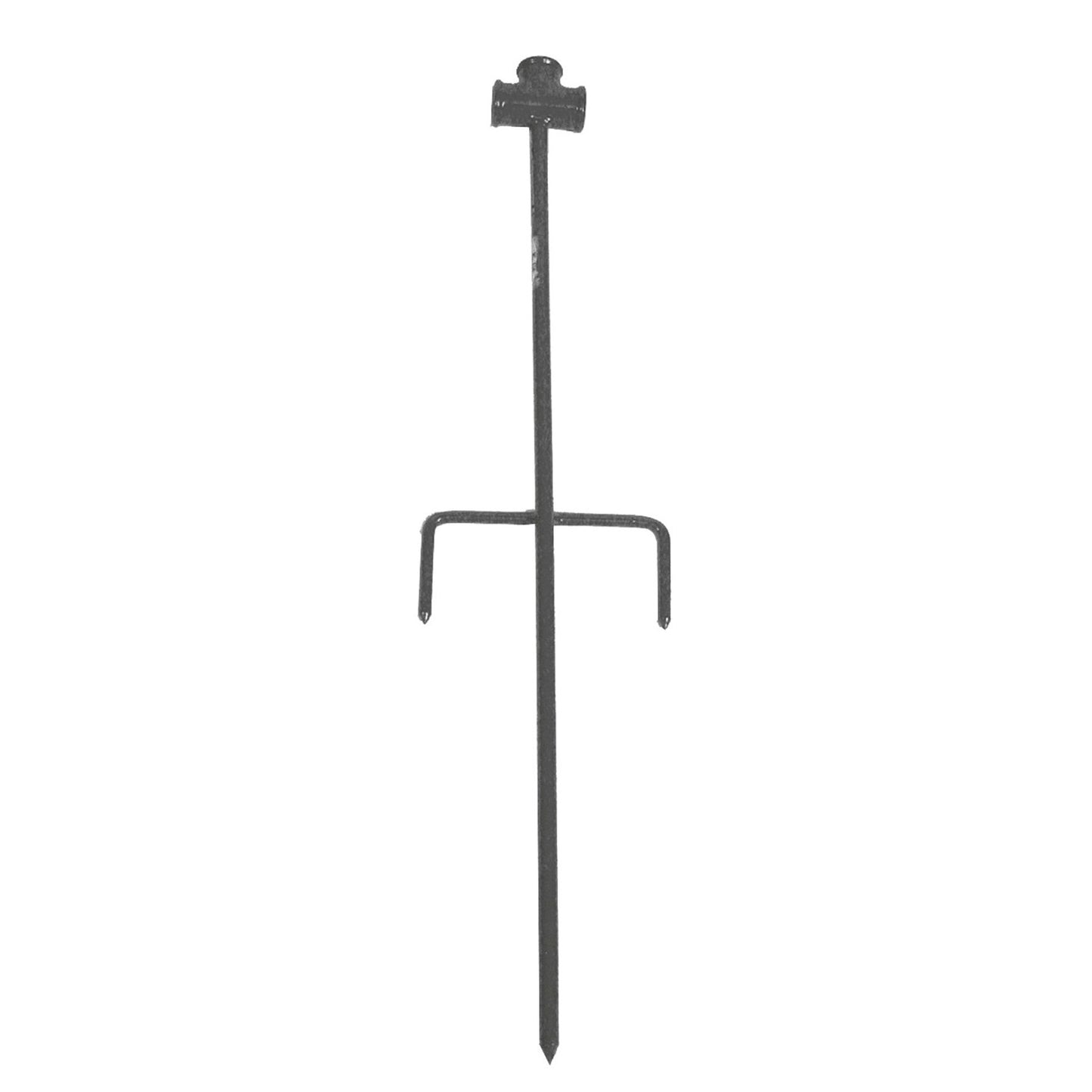 Pasador de enchufe para soporte de rociador Talen Tools con soporte en cruz, doble, ½", acero con recubrimiento en polvo