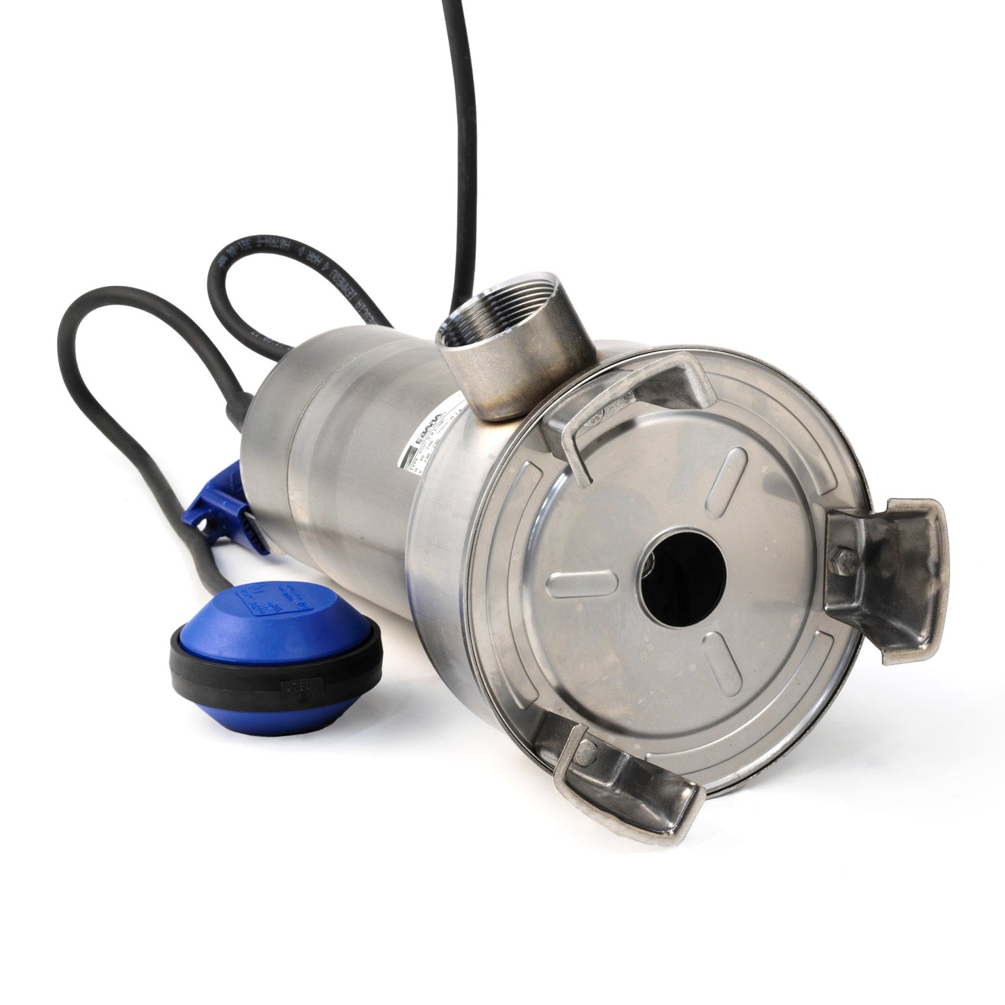 Bomba sumergible Ebara para aguas limpias y residuales, SS, Derecha 75 MA, 0,55 kW, 230 V, flotador
