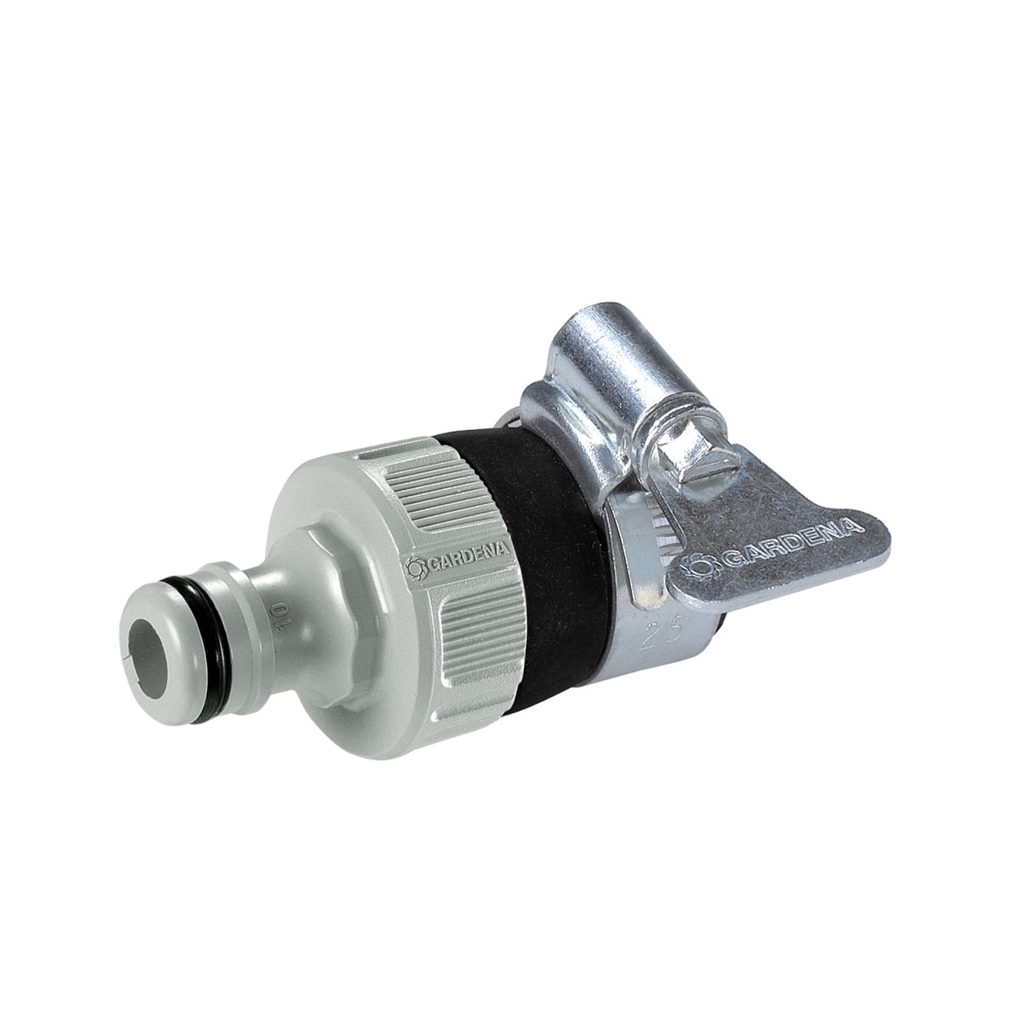 Gardena round tap connector for threadless tap, 14 - 17 mm