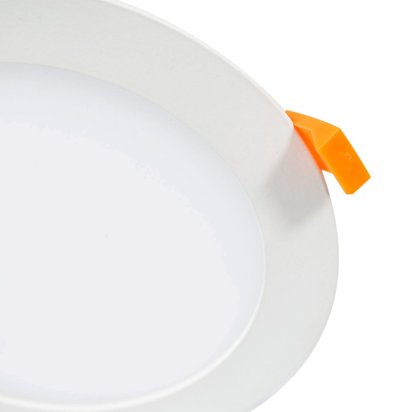 Downlight LED plano Adurolight® Premium Quality Line, Adriane, blanco, 12 W, 4000 K, sin parpadeo