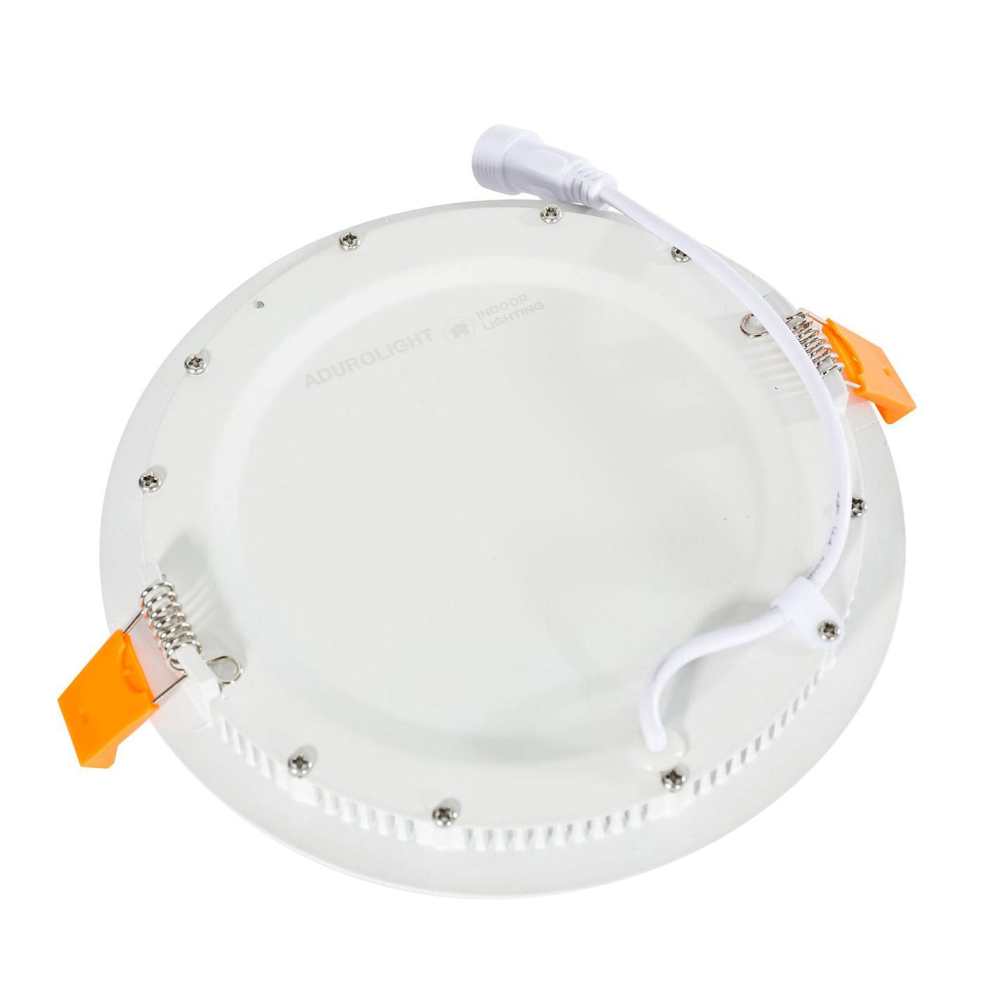 Downlight LED plano Adurolight® Premium Quality Line, Adriane, blanco, 12 W, 4000 K, sin parpadeo