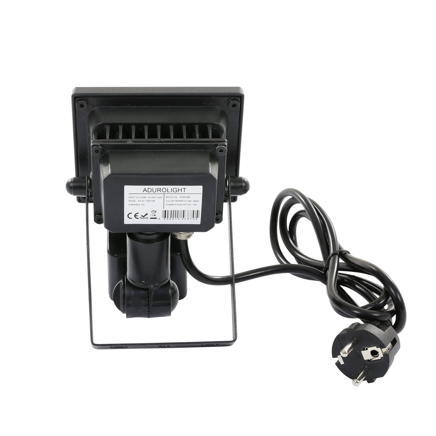Proyector LED Adurolight® Premium Quality Line con sensor, Firmio Sensory, 10 W, 4000 K