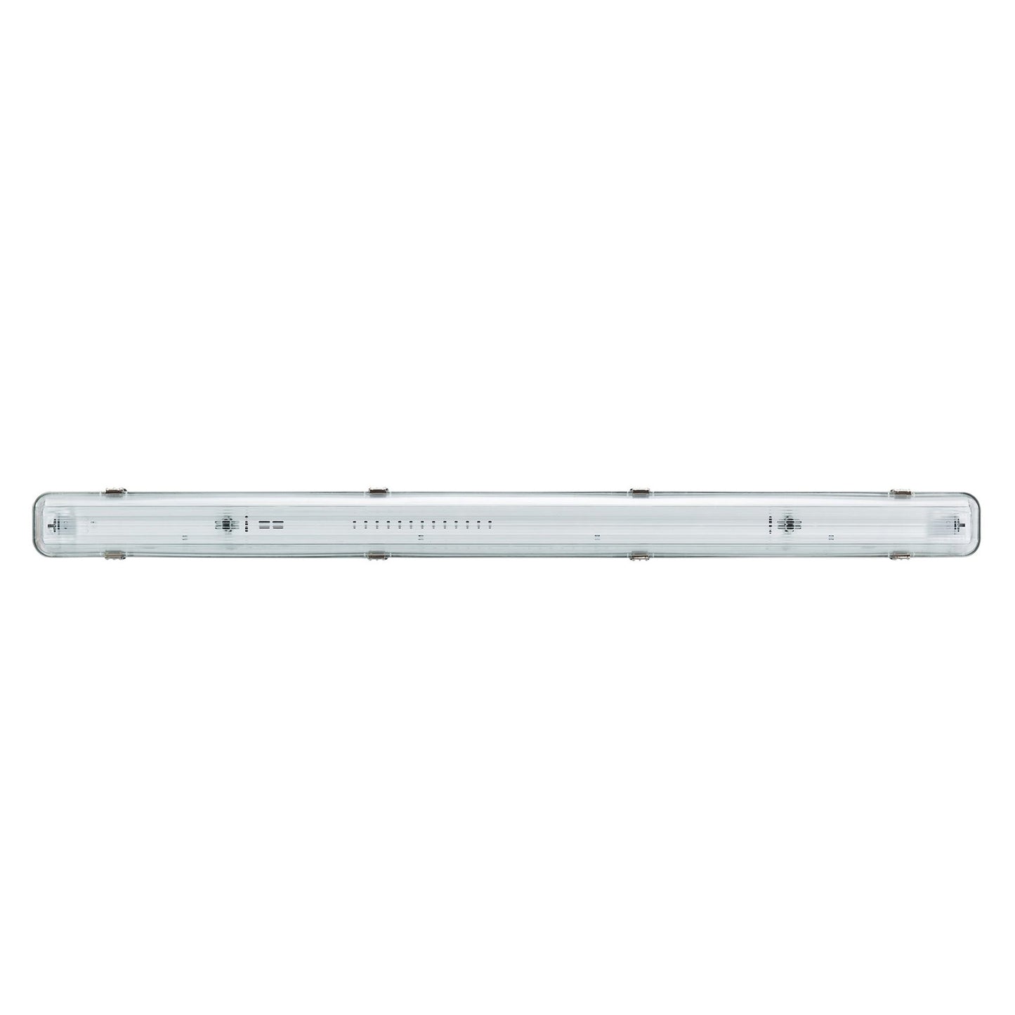 Adurolight® LED fluor. lumin. excl. tube, single, spl.prf., incl. PC cap and stnls stl clip, 1x1.5 m