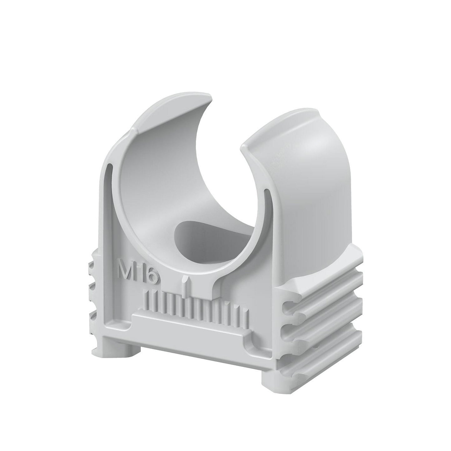 OBO Magic conduit clamp, light grey, type 2957, 16 mm