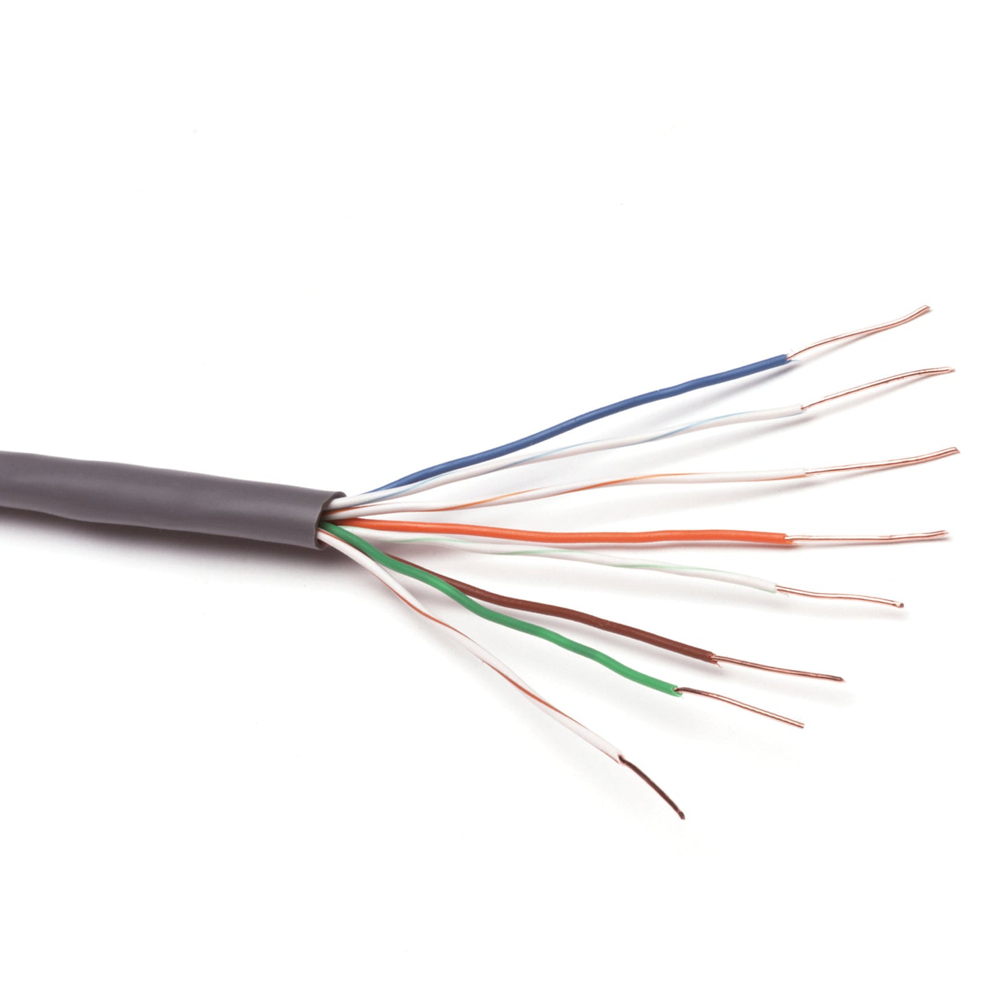 Cable UTP TKF, 4 x 2 x 23 AWG, Eca, gris, CAT 6, longitud = 305 m