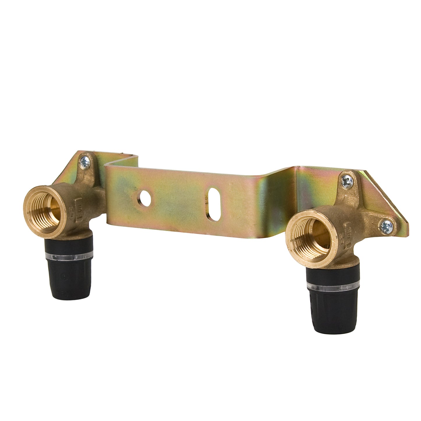 TECElogo brass mounting bracket,brass, PPSU, insert x female thread, c.t.c. 13 mm, 16 mm x ½"