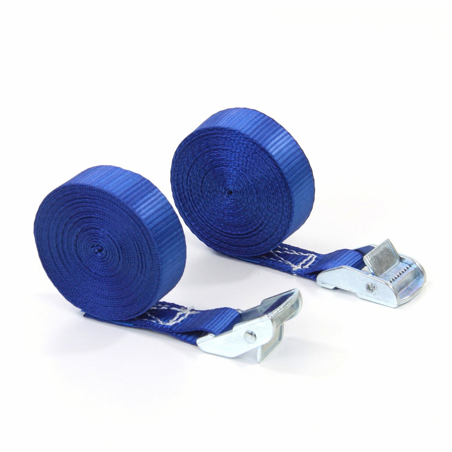 Lashing strap with clamp buckle, 25 mm, l = 4 m, maximum capacity 250 kg, pack of 2