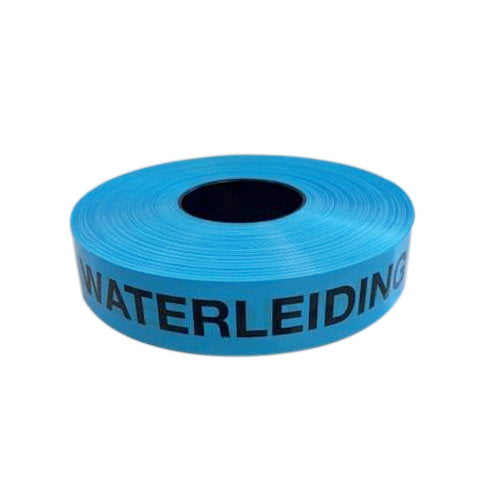 Warning tape, polyethylene, water, blue, roll of 250 m