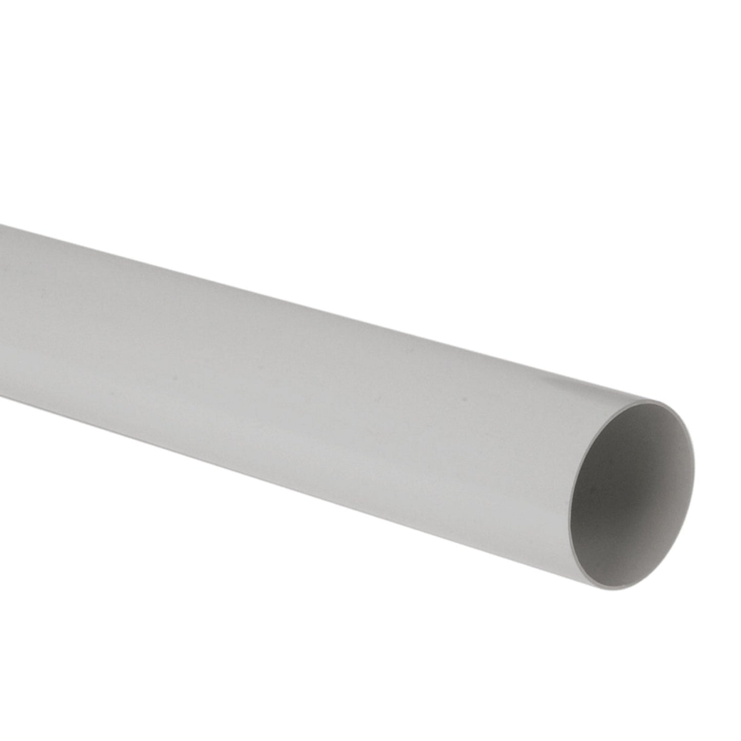 Nicoll Techtan rainwater pipe, PVC, light grey, 80 mm, l = 4 m