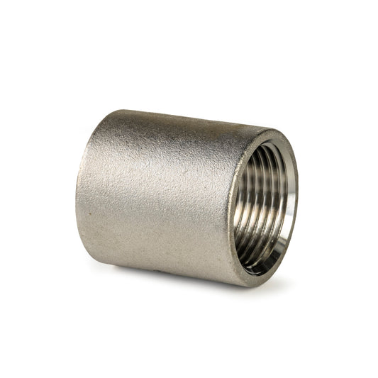 Toma roscada, acero inoxidable 316L, "cera perdida", 2x rosca hembra, BSP ½"