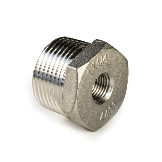 Reducing ring, stainless steel, "lost wax", male thread x female thread, BSP 2" x 1½"