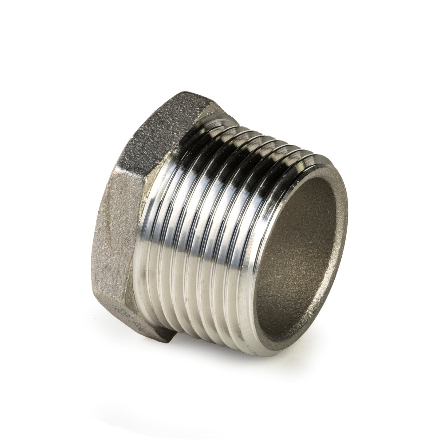 Reducing ring, stainless steel, "lost wax", male thread x female thread, BSP 1½" x 1"