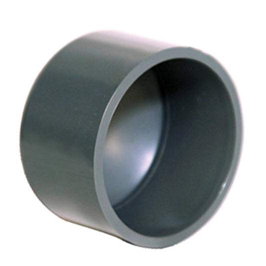 Pimtas end cap, PVC, 1x internal glue, 16 bar, 63 mm