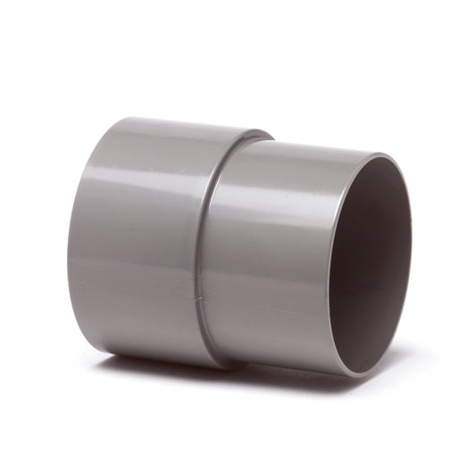 Bajante de agua de lluvia Dyka, PVC, cola interior x espiga cónica, gris, 60 mm