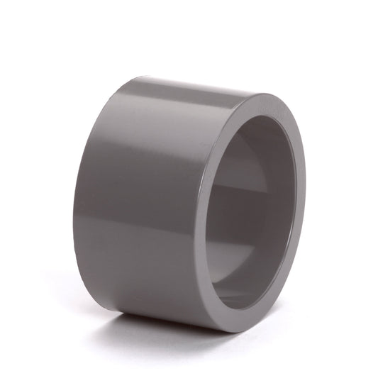 Anillo reductor para tubería de agua de lluvia/desagüe Dyka, PVC, adhesivo interior x exterior, gris, 70 x 50 mm