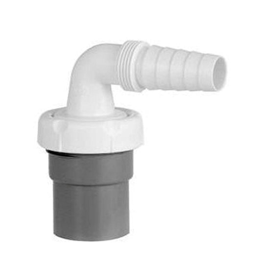 Pieza de conexión para lavado y lavavajillas, pp/PVC, recta, 1x espiga, 40 mm