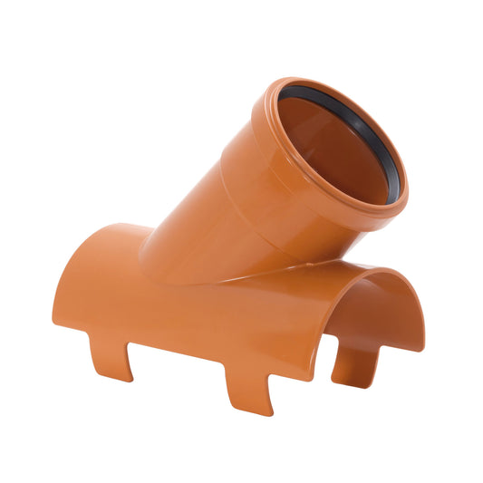 Sillín de rama Airfit, pegamento interno x puño, PVC, marrón rojizo, 45°, 110 x 90 mm