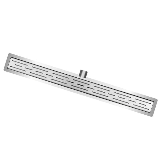 W-drain shower drain, wall version, with flange, including grate, l = 800 mm