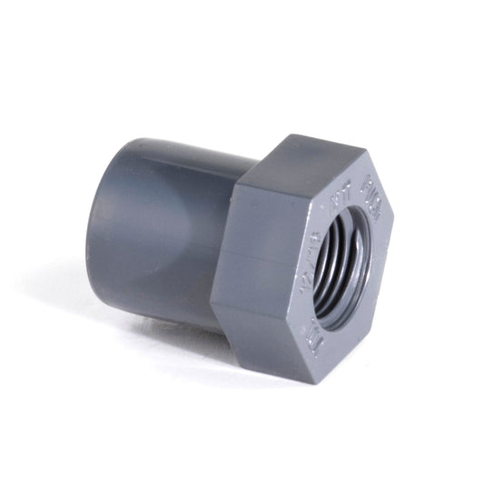 VDL glue ring for nozzle, PVC, internal/external glue x female thread, 12/16 mm x 3/8" WW