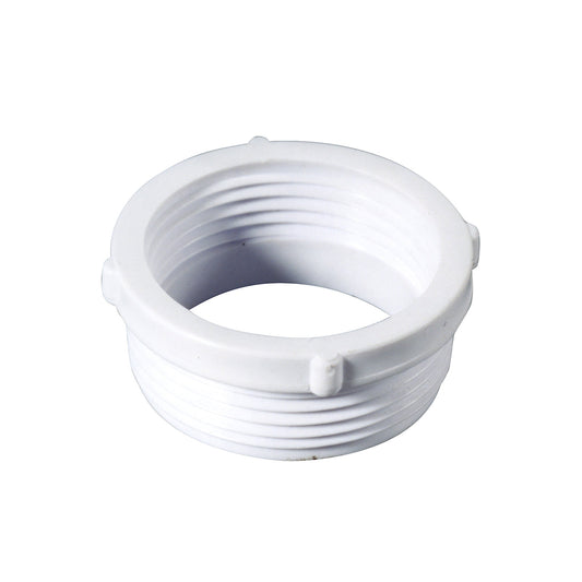 Anillo reductor McAlpine, PP, blanco, rosca macho x hembra, 1½" x 1¼"