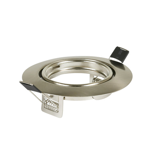 Luminaria empotrada Adurolight®, basculante, cromada, 89 mm, sin foco