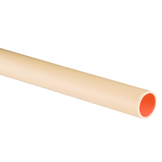 Conducto eléctrico Pipelife Polivolt, PVC, color crema, liso, baja fricción, l = 4 m, 19 mm