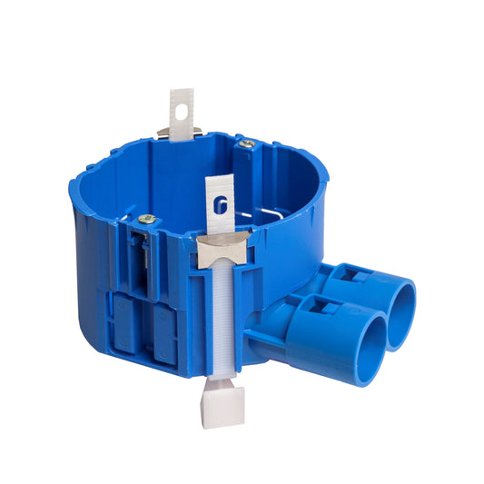 ABB junction box hollow wall, type HW52-F, depth 52 mm, 16 - 19 mm, 2 entries