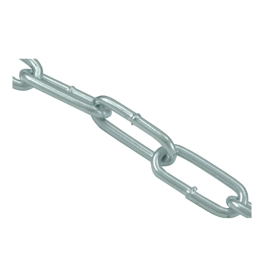 Starx foot chain, galvanised, 33 x 12 x 3.0 mm, l = maximum 60 m