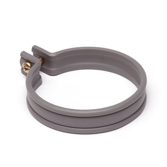 Walraven rainwater downpipe bracket, PVC, model B, grey, 70 mm