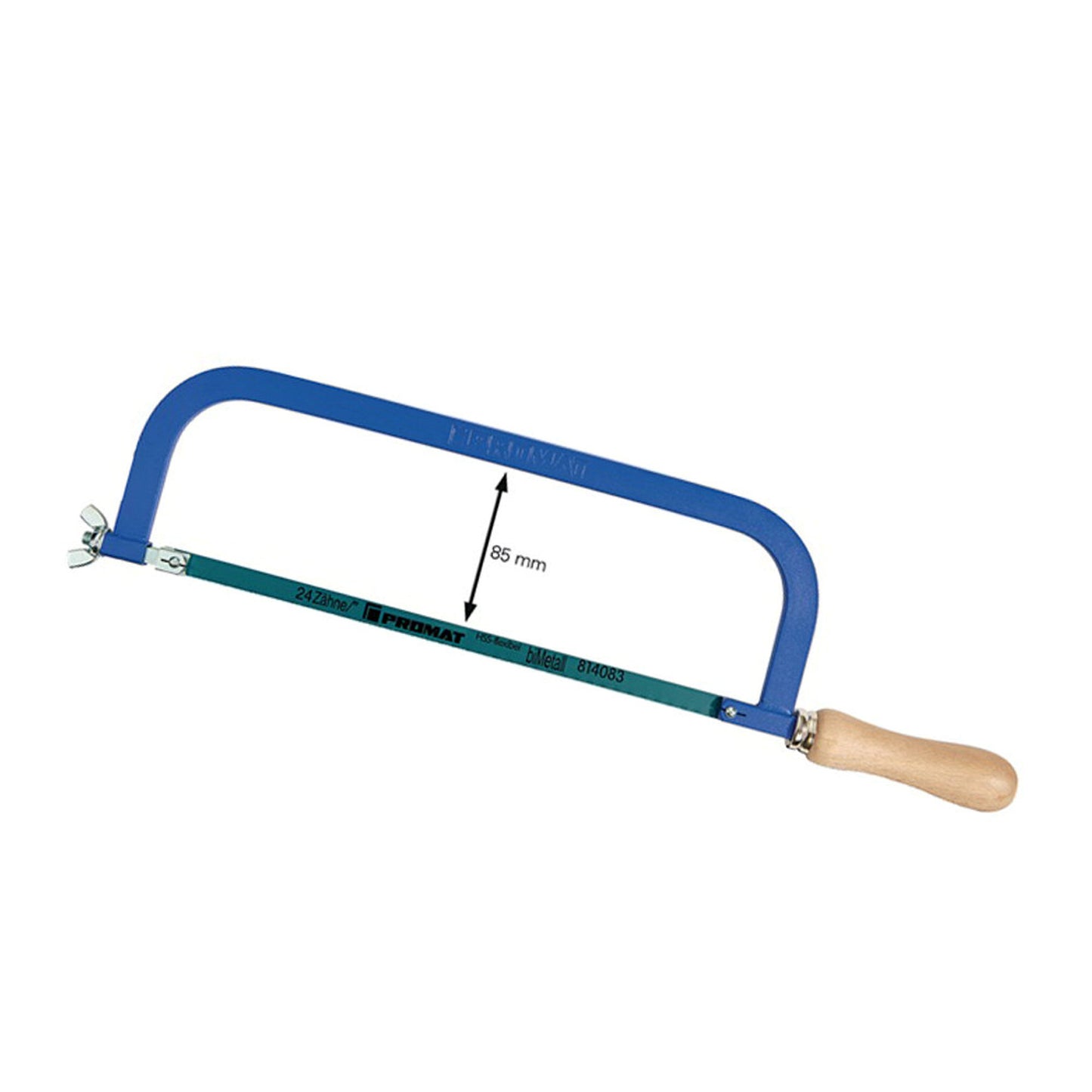 Promat hacksaw frame, blade length 300 mm, 24 teeth per inch