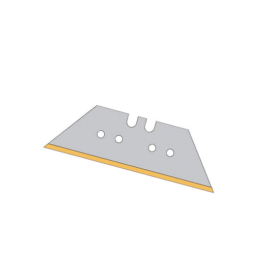 Promat trapezoid knife, titanium, 61 x 18.7 x 0.65 mm, pack of 10