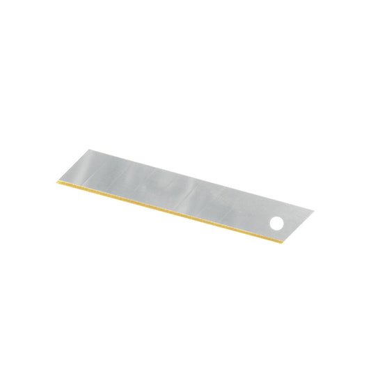 Promat blades for snap-off knife, titanium, 7 std snap-off locations, pack of 10, 100 x 17.7 x 0.5mm