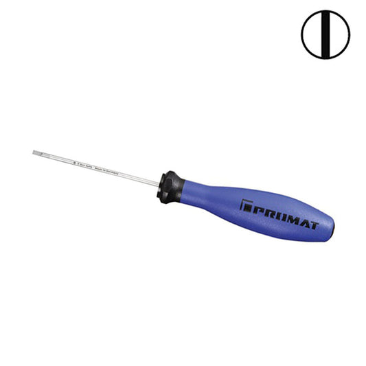 Promat slotted screwdriver, slot 2.5 mm, l = 180 mm, blade length 75 mm