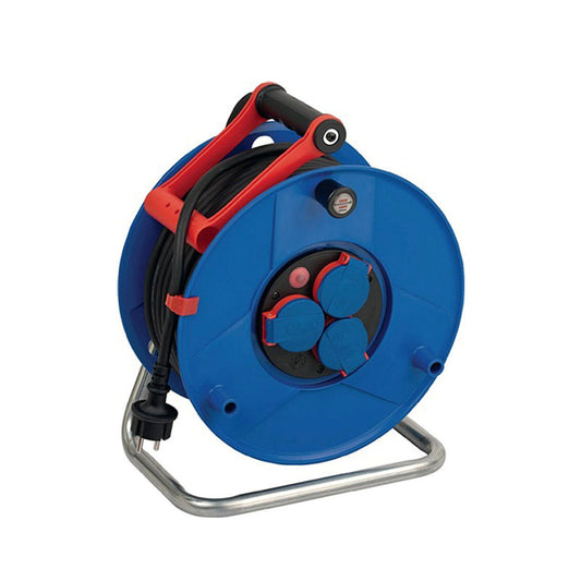 Brennenstuhl cable reel, type Garant, 3 safety toilets, H07RN-F, 3x 1.5 mm², l = 40 m