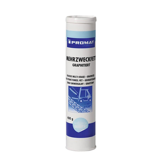 Promat multifunctional graphite grease, black, 400 gram cartridge