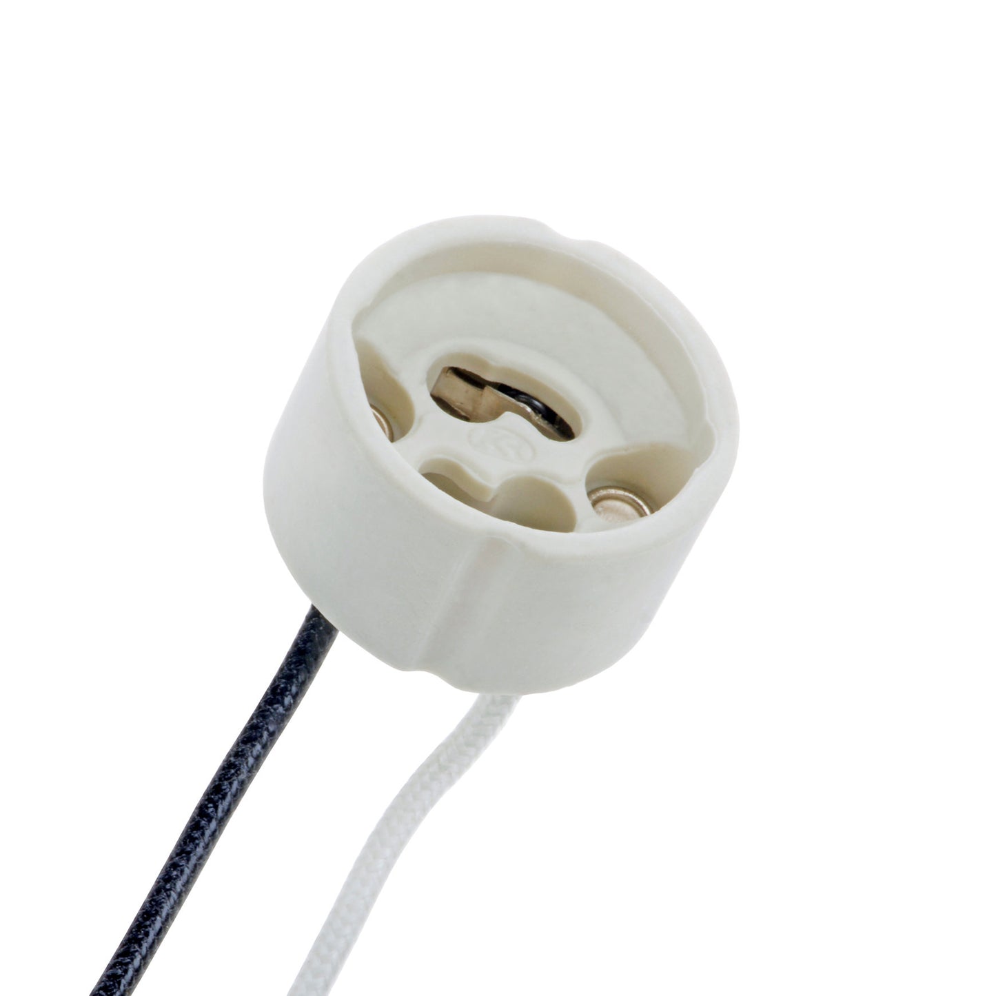 Bailey lamp holder with cord, ceramic, GU10, 250 V, 100 W