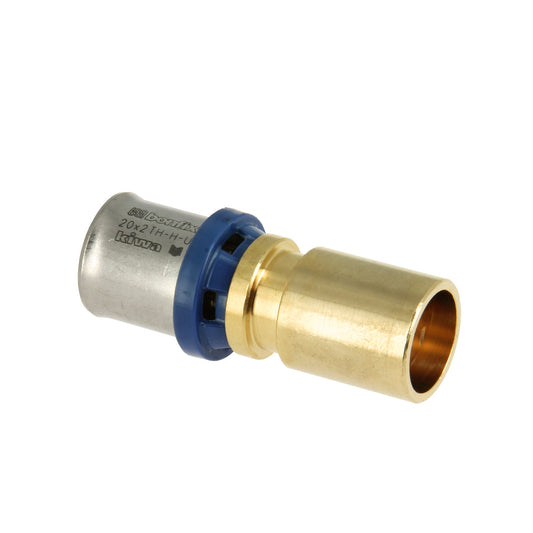 Bonfix Alu-press reducing coupling, press x insert, Kiwa, 16 x 15 mm